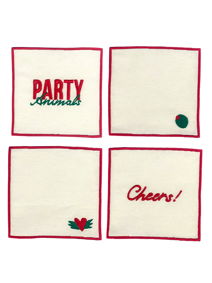 Cocktail Napkins Sets - Animals Party