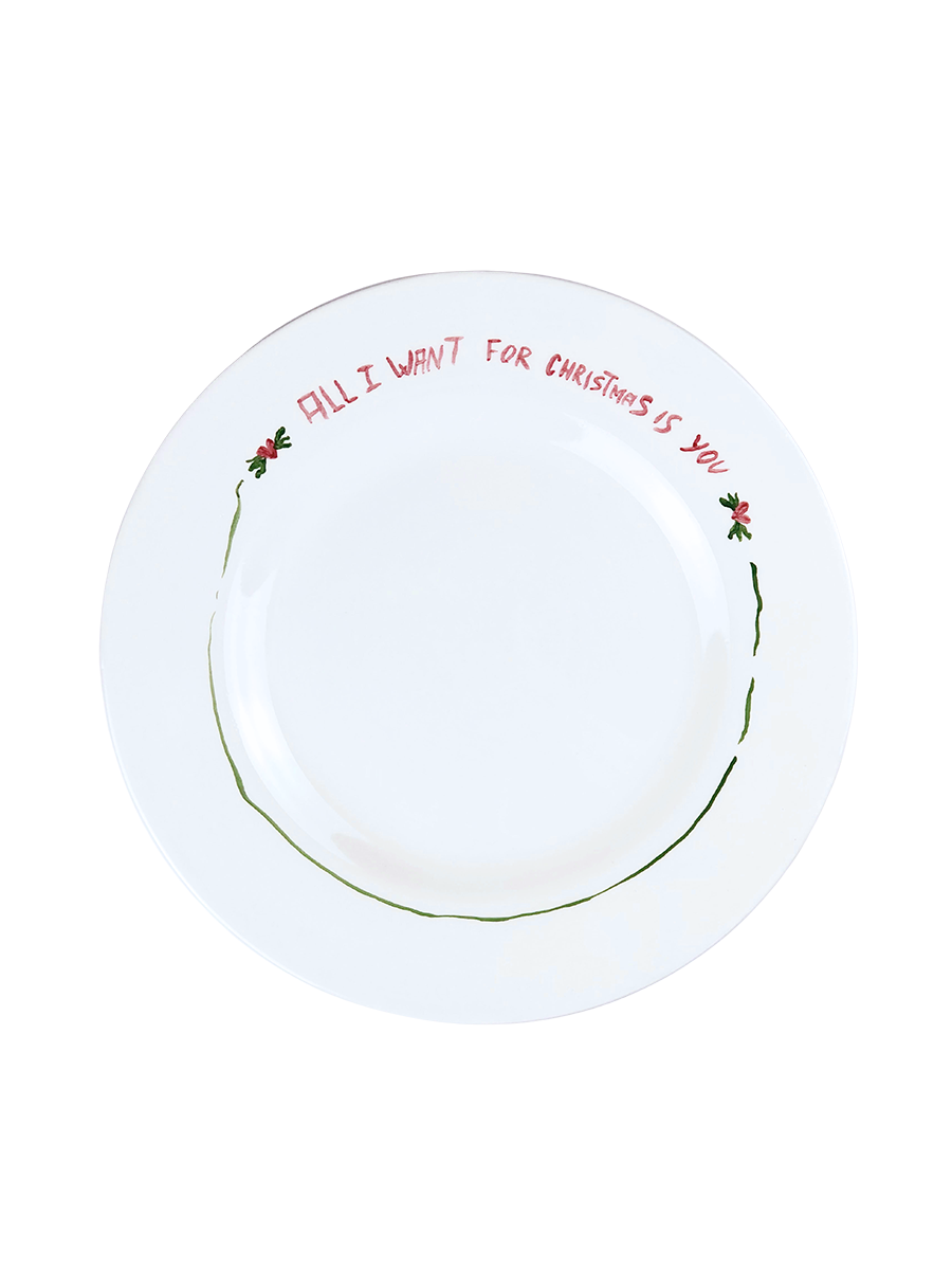 "All I Want For Christmas" Plate