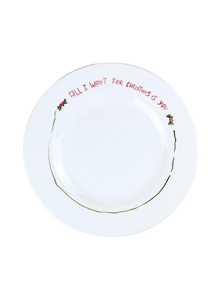 "All I Want For Christmas" Plate