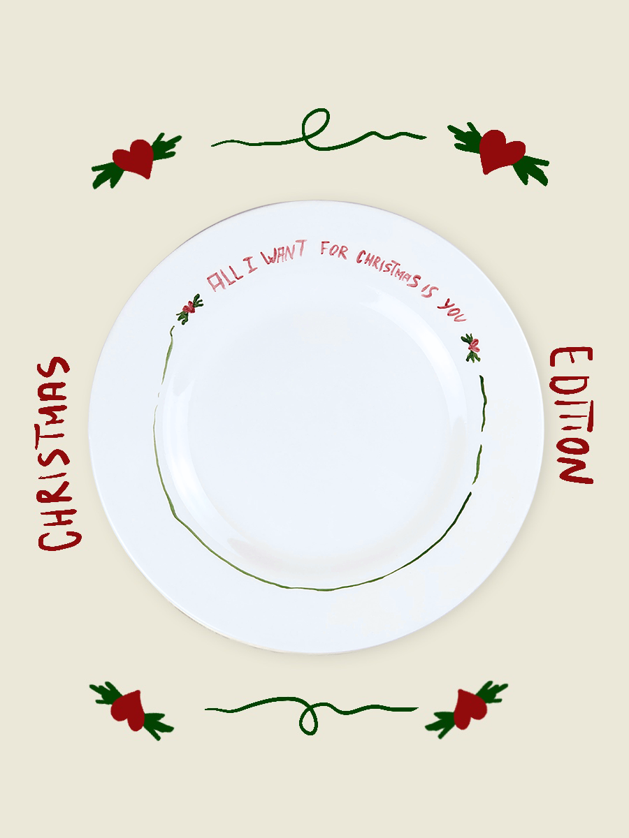 "All I Want For Christmas" Plate