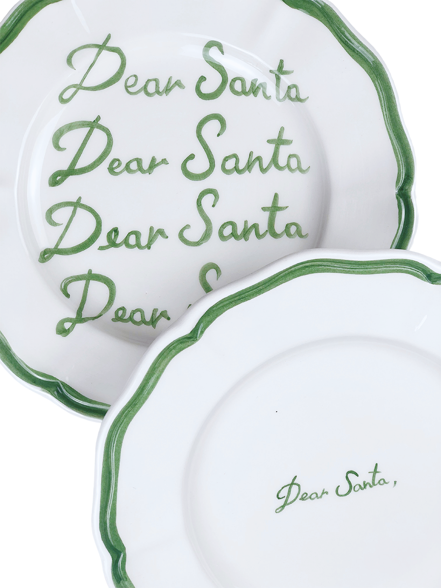 Dear Santa Small Plates Set of 2