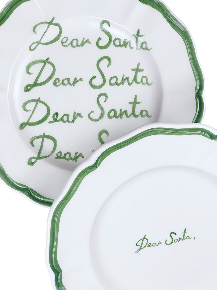 Dear Santa Small Plates Set of 2