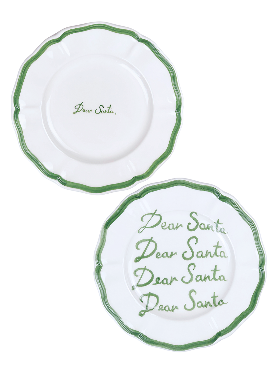 Dear Santa Small Plates Set of 2