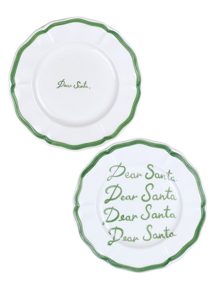 Dear Santa Small Plates Set of 2