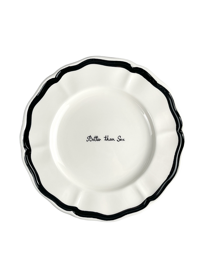 Piatto Fil Rouge "Better than S*x" 