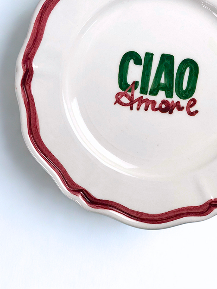 Piatto "Ciao Amore" 