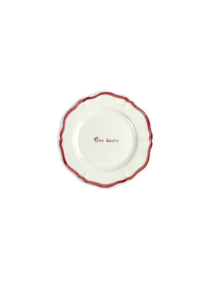 "Ciao Cuore" Fil Rouge Plate