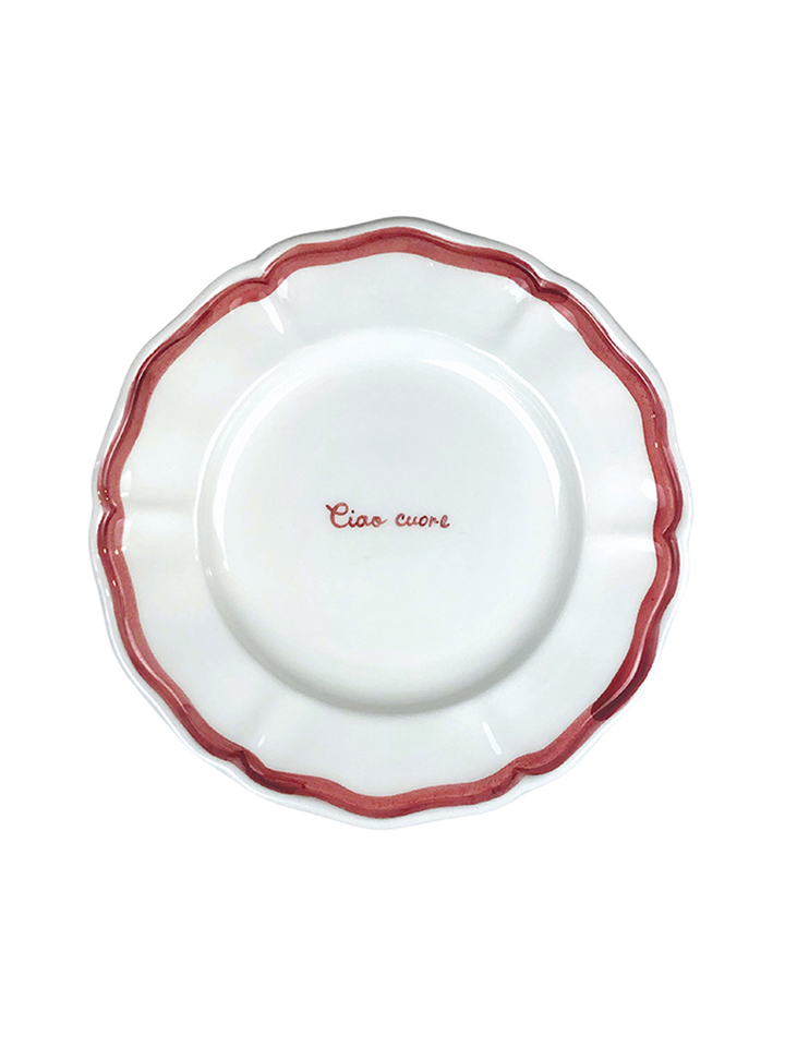 "Ciao Cuore" Fil Rouge Plate