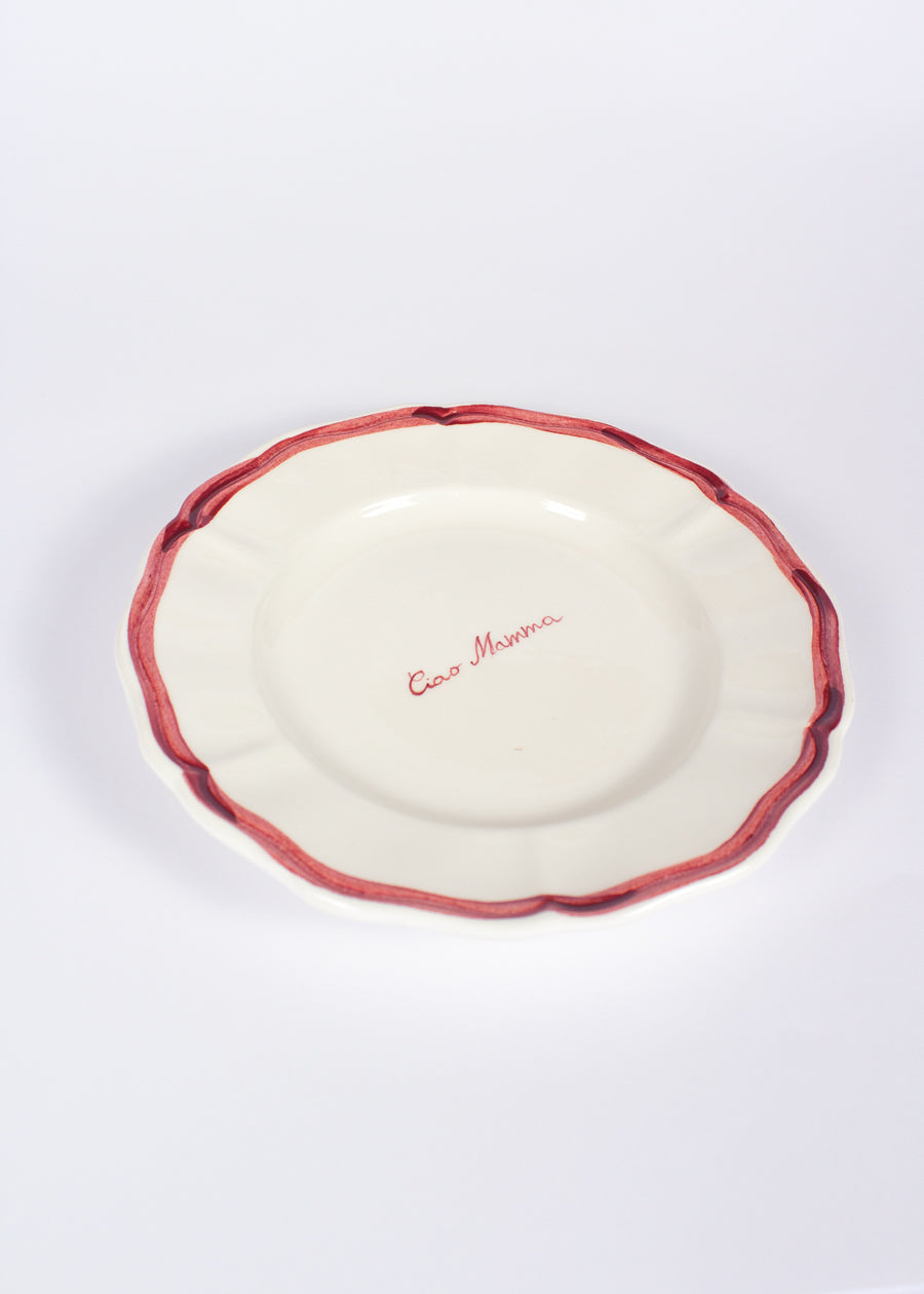 "Ciao Mamma" Fil Rouge Plate