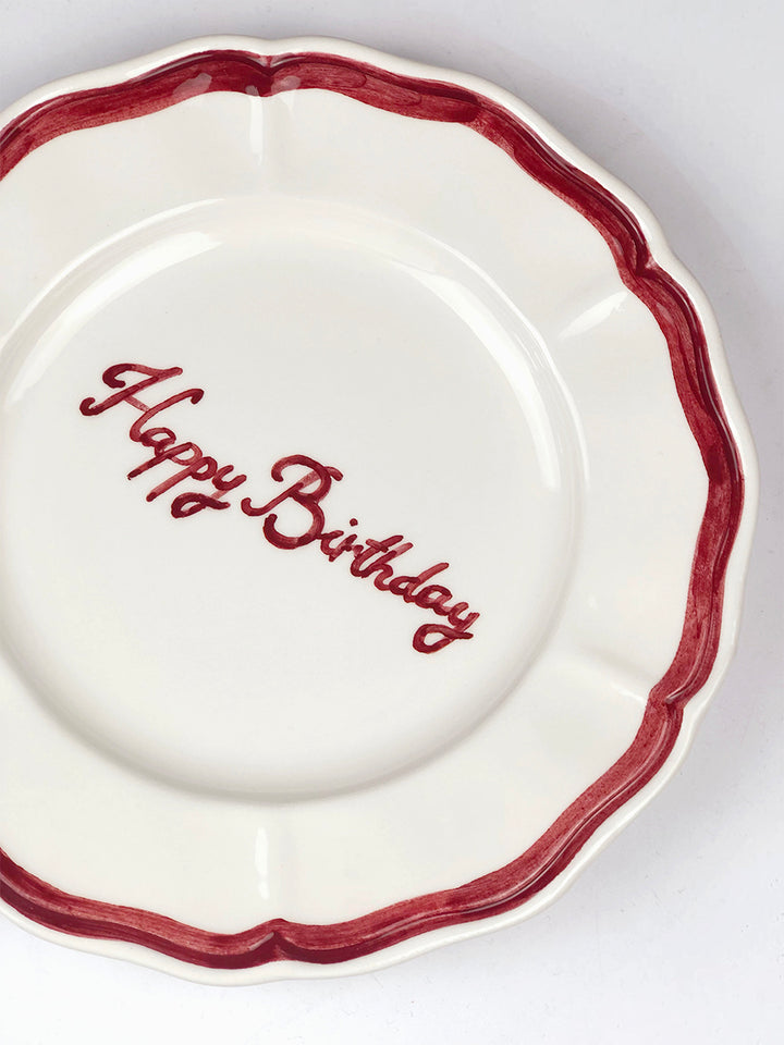 Fil Rouge “Happy Birthday”  Plate