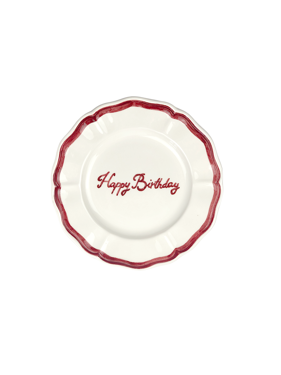 Fil Rouge “Happy Birthday”  Plate
