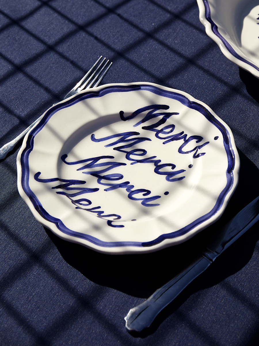 “Merci” Plate