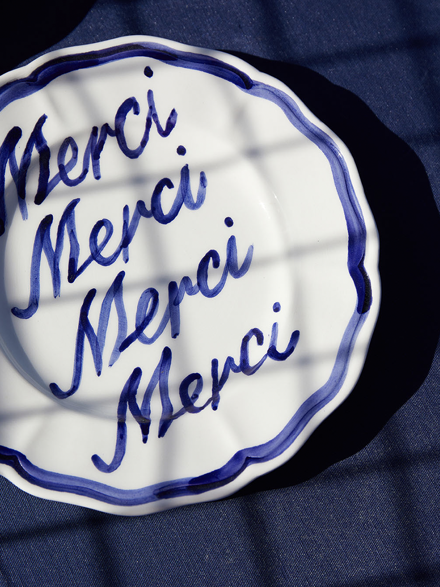 “Merci” Plate