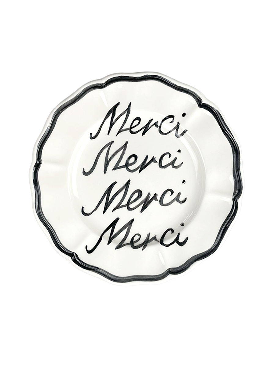 “Merci” Plate