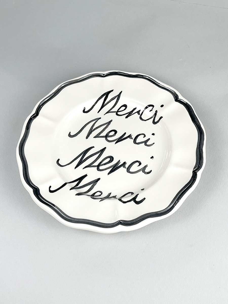 “Merci” Plate