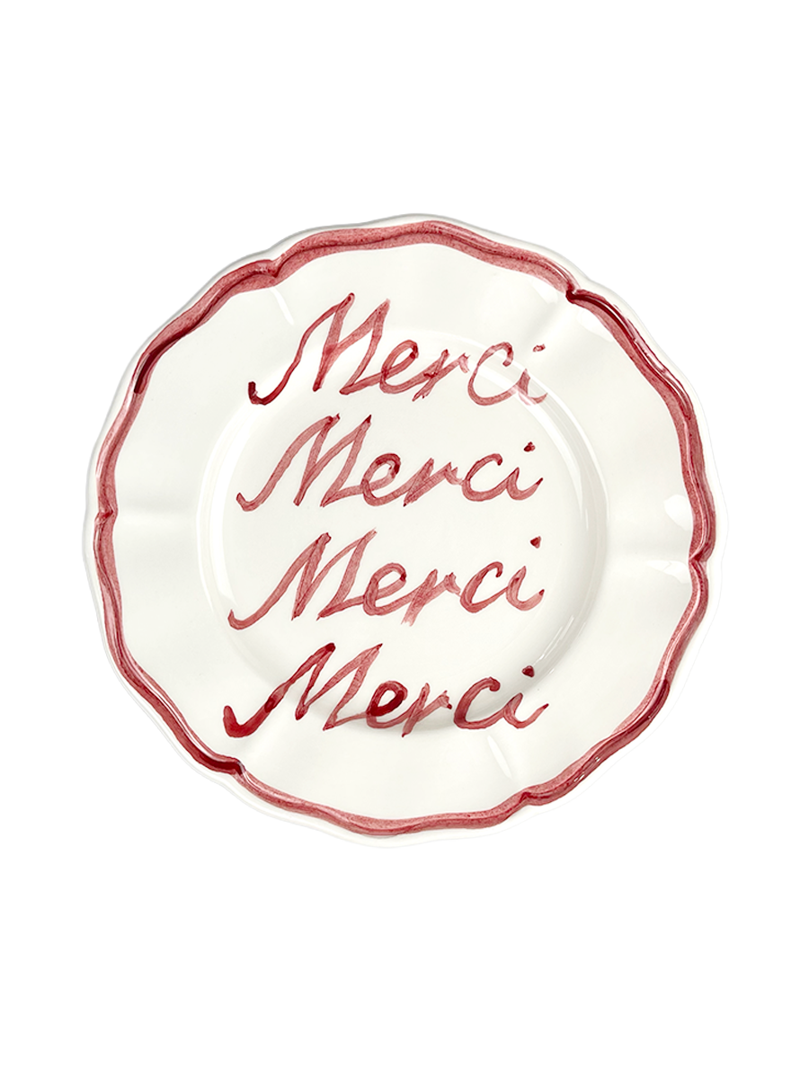 “Merci” Plate