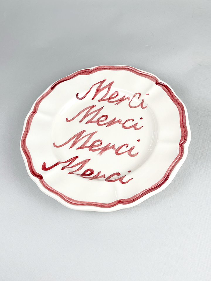 “Merci” Plate