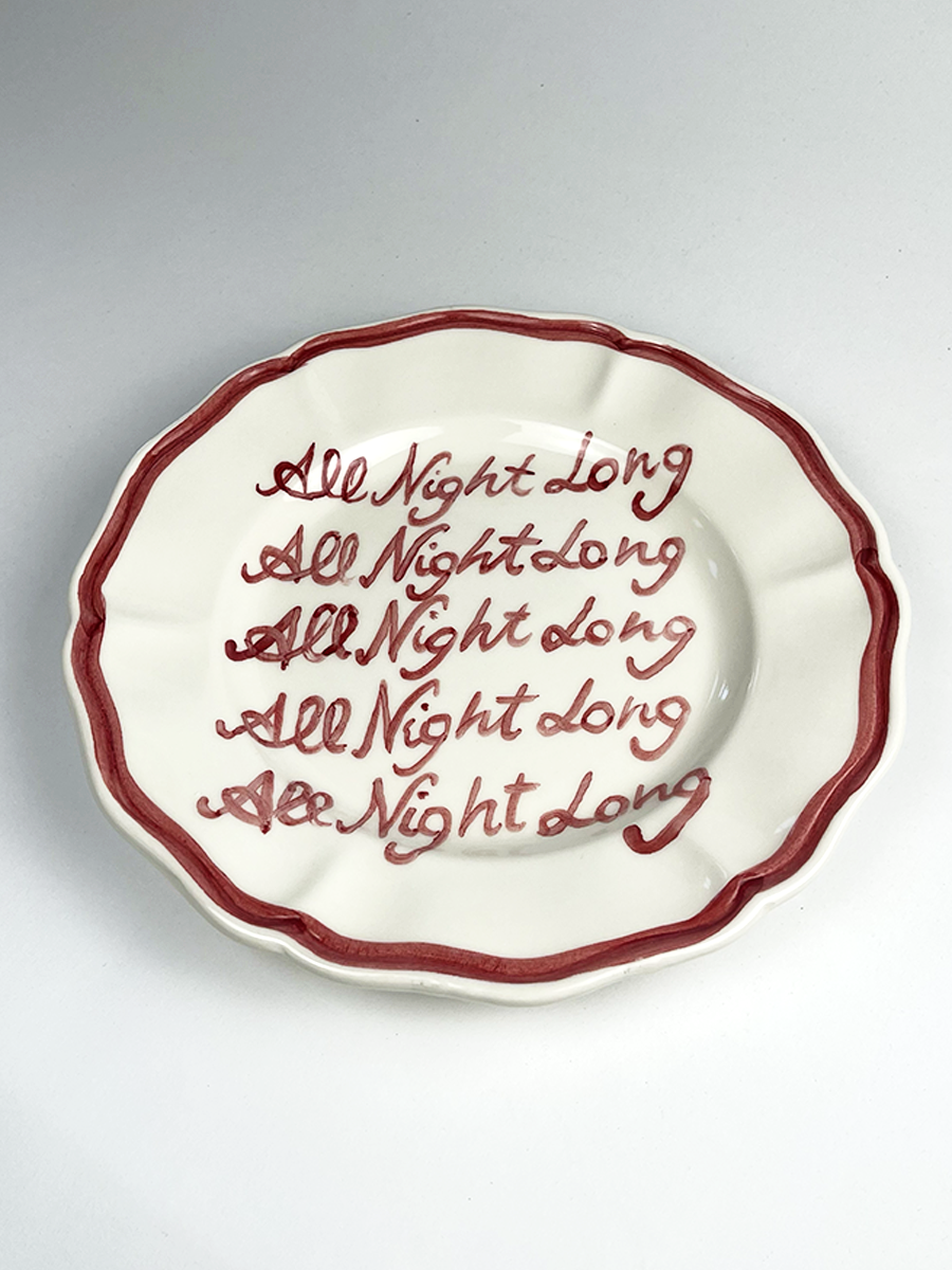 Piatto Fil Rouge “All night long”
