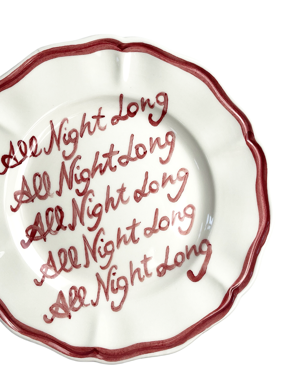 Piatto Fil Rouge “All night long”