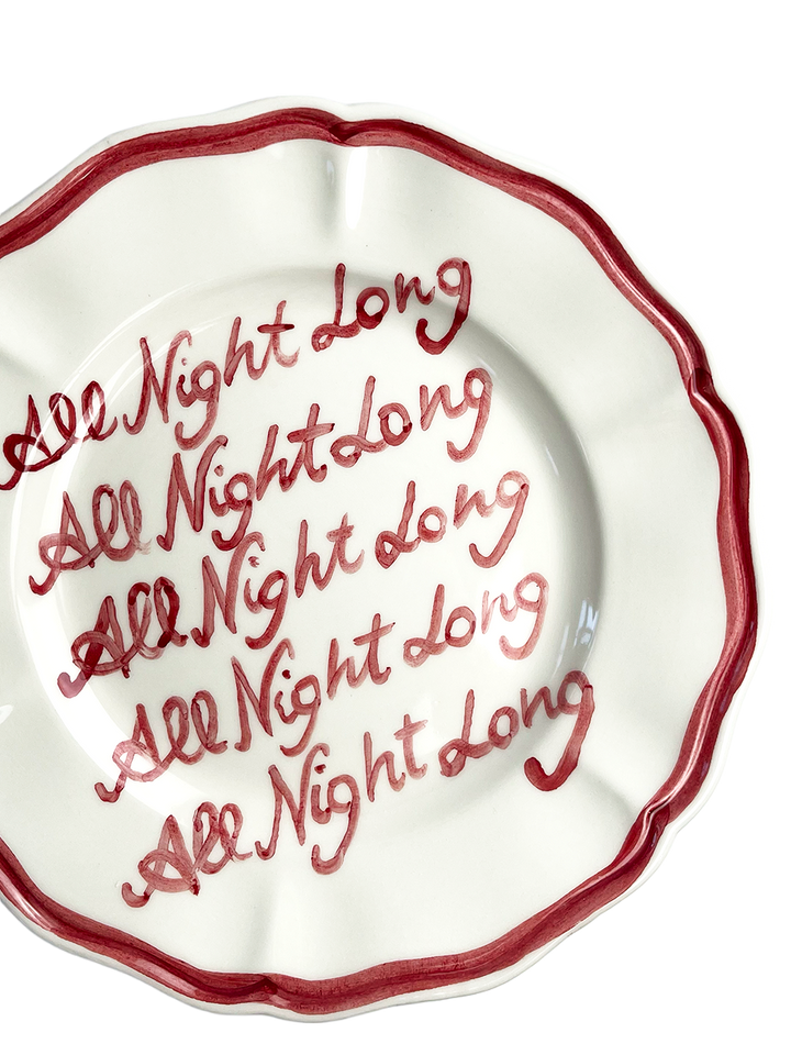 Piatto Fil Rouge “All night long”