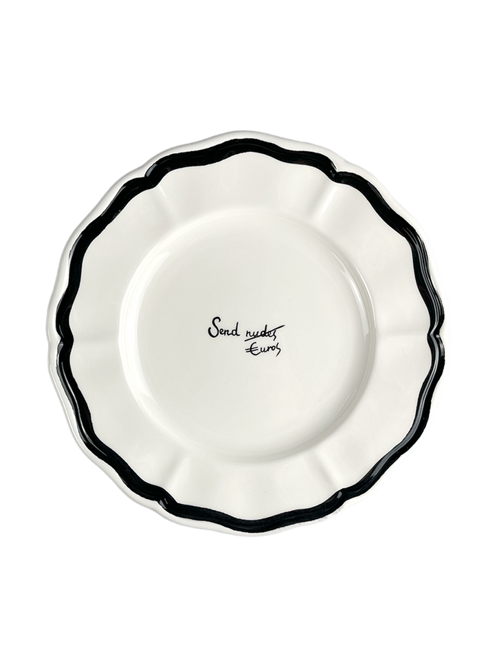 "Send N*des" Fil Rouge Plate