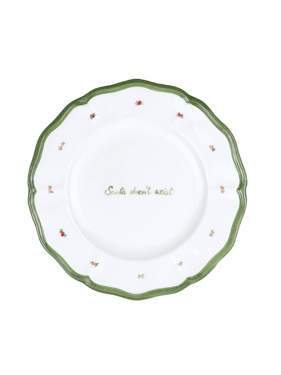 “Santa doesn’t exist” Plate