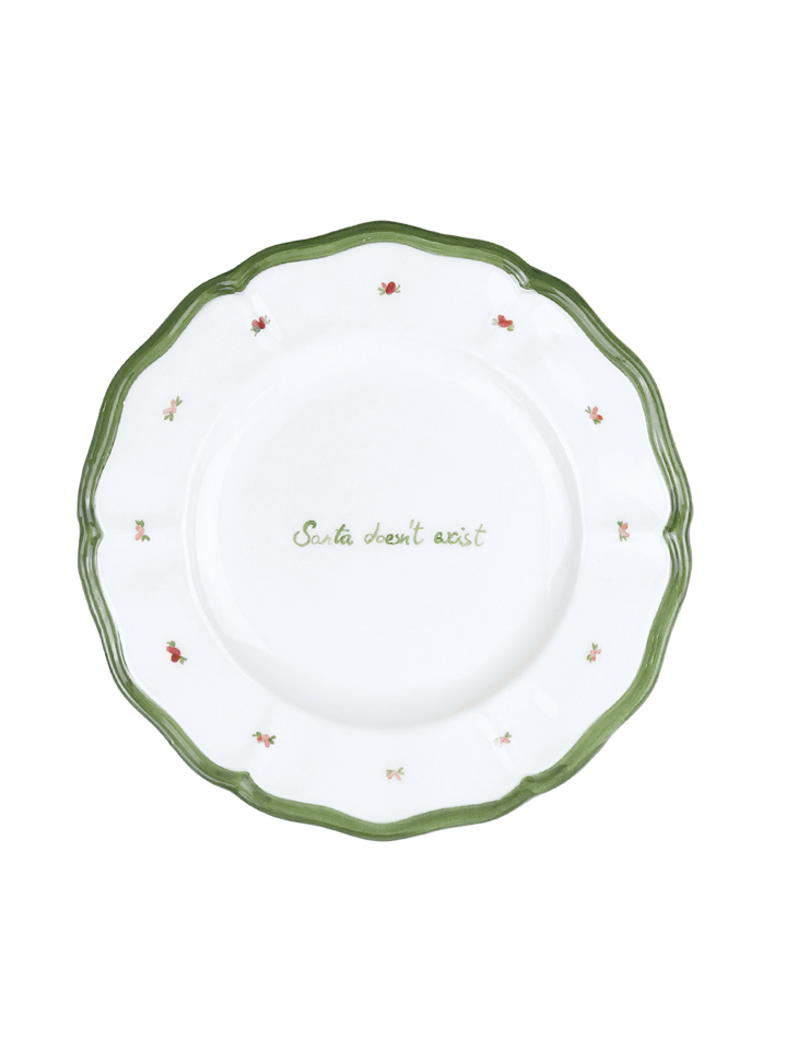 “Santa doesn’t exist” Plate