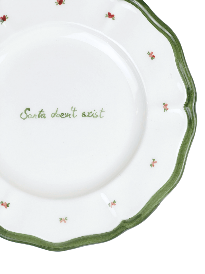 “Santa doesn’t exist” Plate