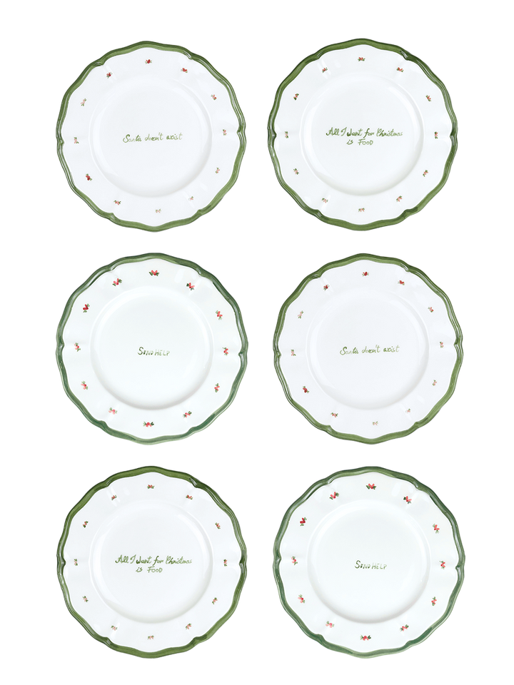 Cheeky Christmas - Set of 6 Plate