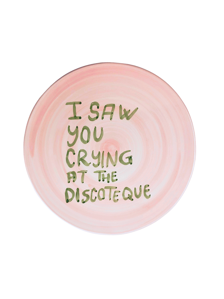 Piatto Grande "I saw you crying at the discoteque"