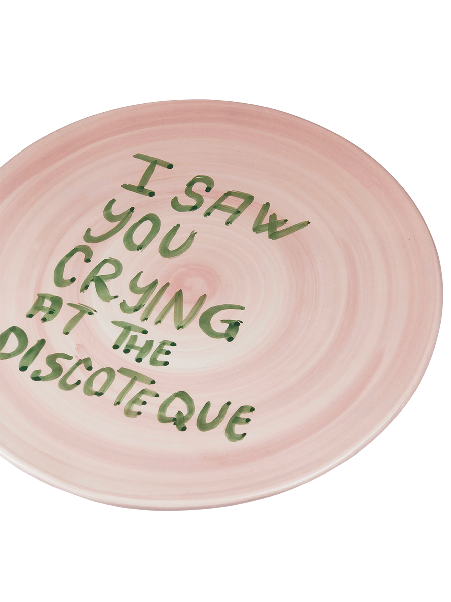 Piatto Grande "I saw you crying at the discoteque"