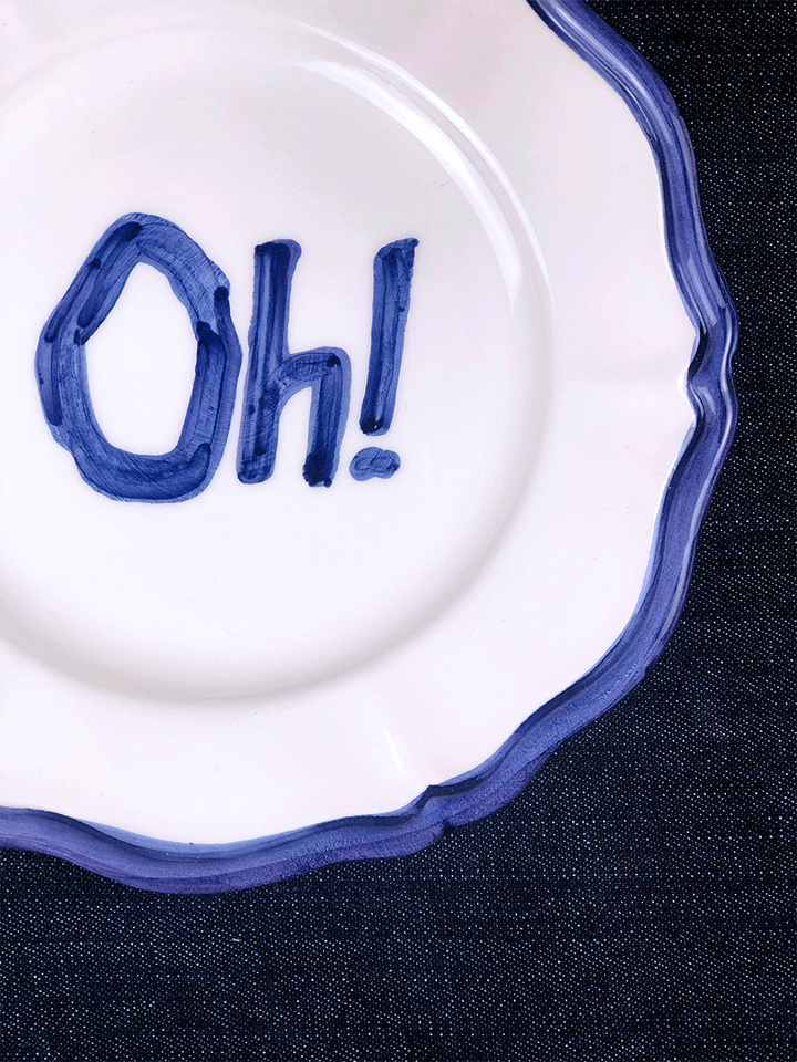 “Oh!” Plate