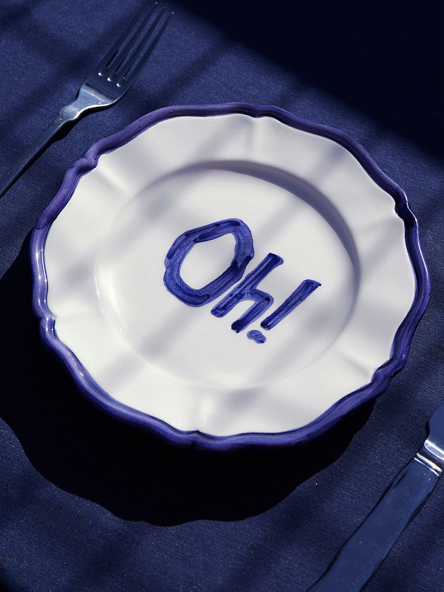 “Oh!” Plate