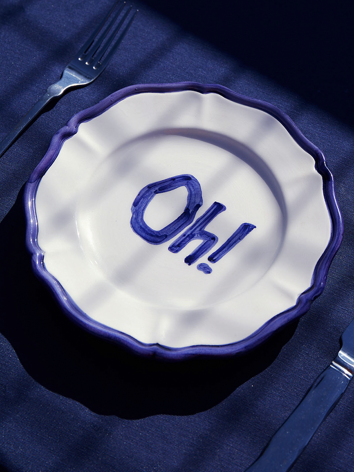 “Oh!” Plate