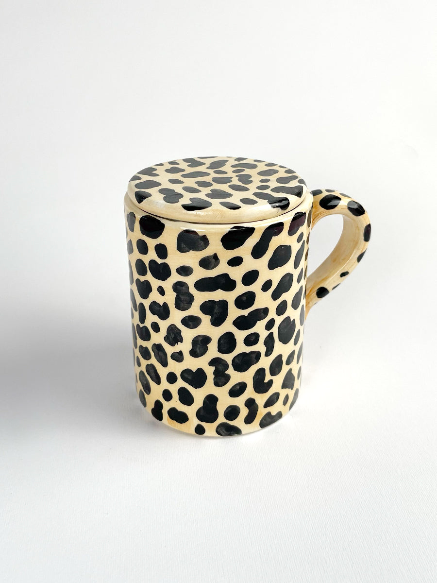 ANIMALIER - Tazza leopardata 10 cm