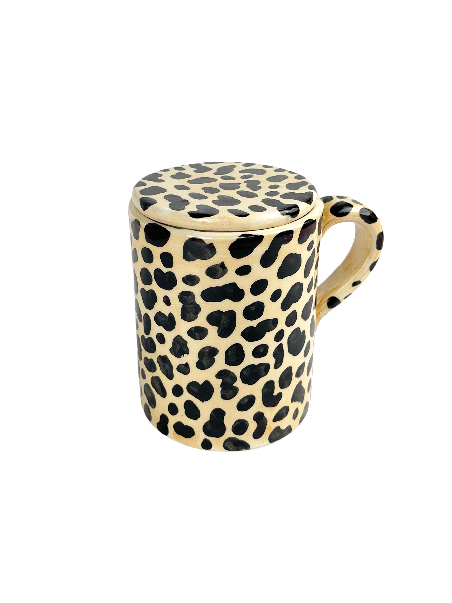 ANIMALIER - Tazza leopardata 10 cm