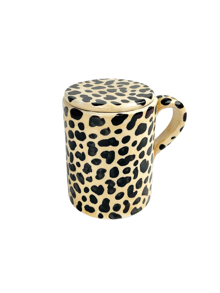 ANIMALIER - Tazza leopardata 10 cm