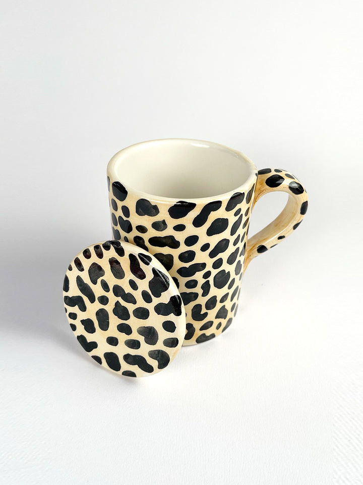 ANIMALIER - Tazza leopardata 10 cm