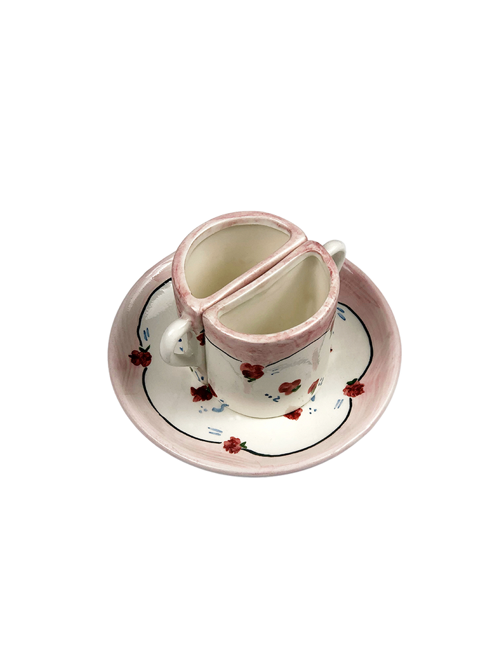 Tête a Tête Granny Coffee Cup Set