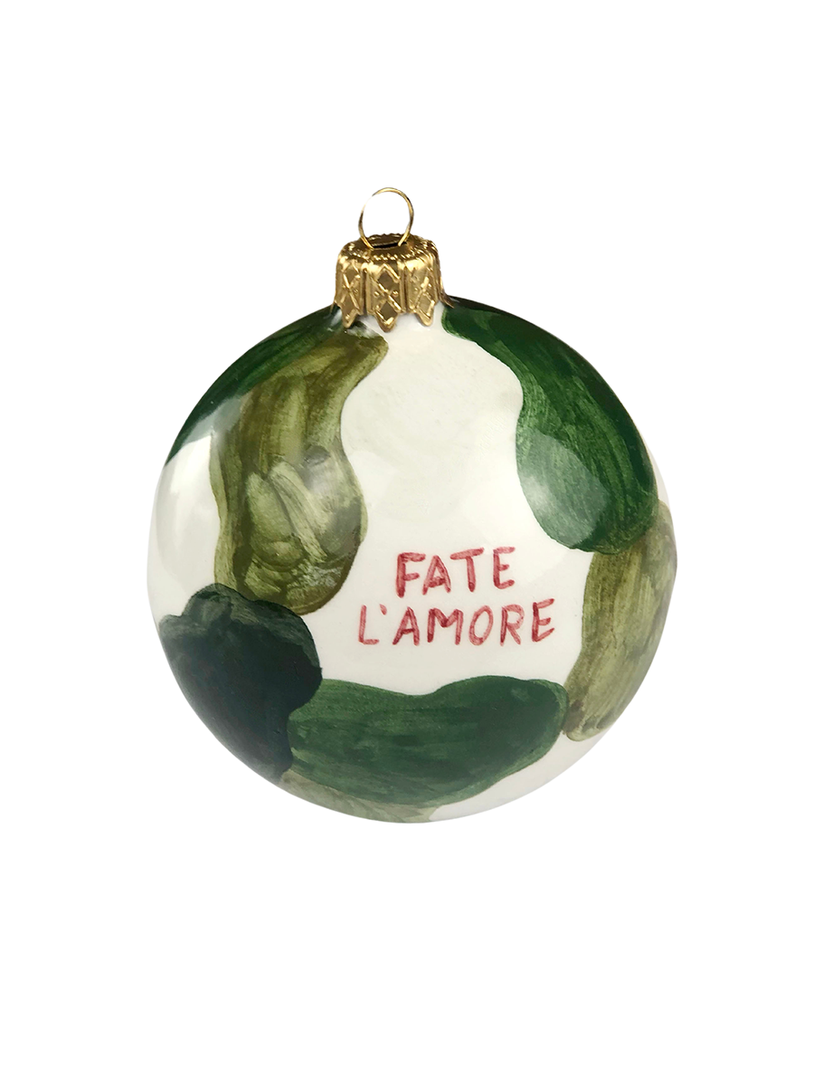 “Fate L’amore” Christmas Ornament