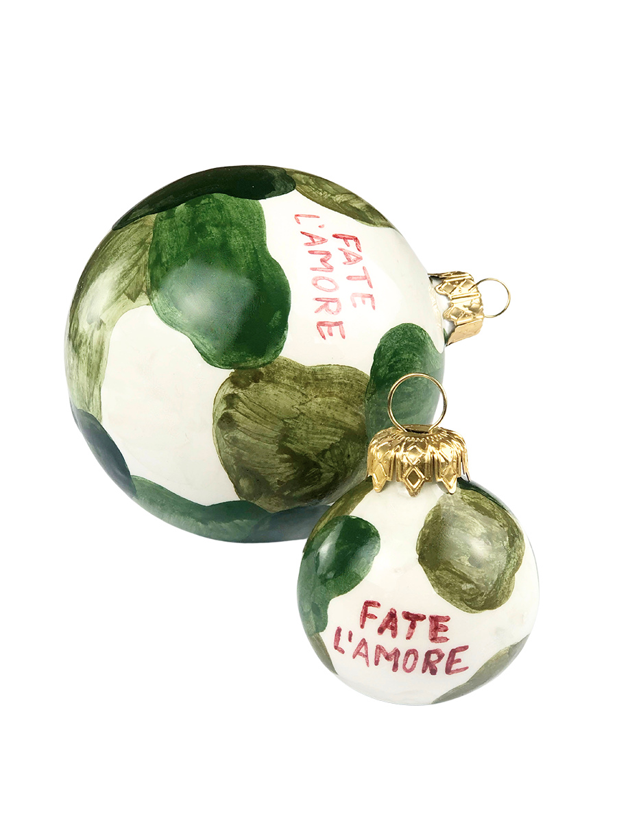 “Fate L’amore” Christmas Ornament