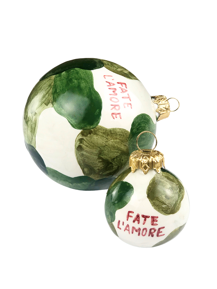 “Fate L’amore” Christmas Ornament