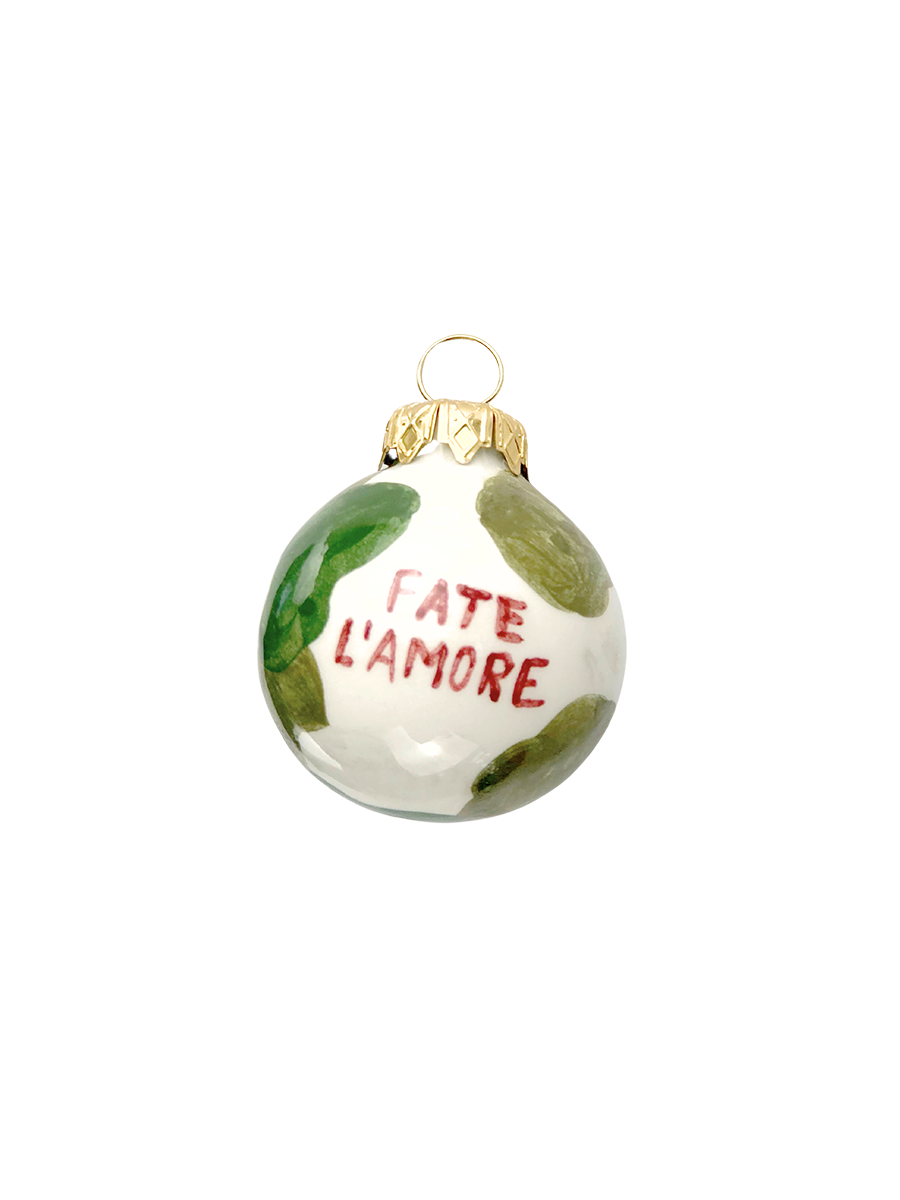 “Fate L’amore” Christmas Ornament