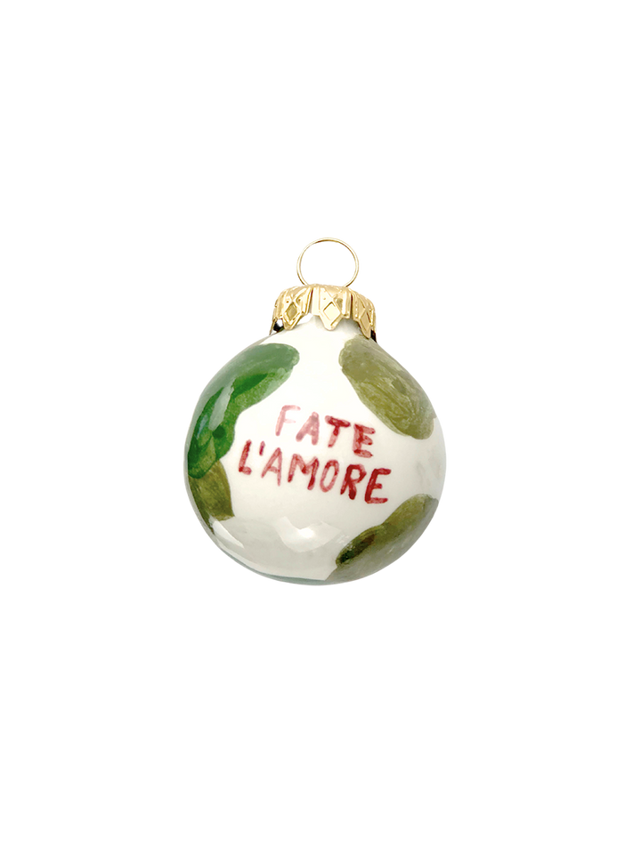 “Fate L’amore” Christmas Ornament