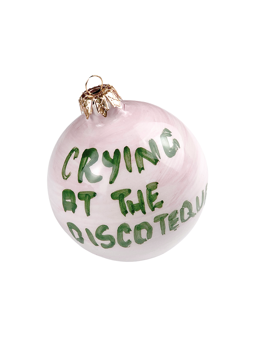 "Crying at the discoteque" Christmas Ornament