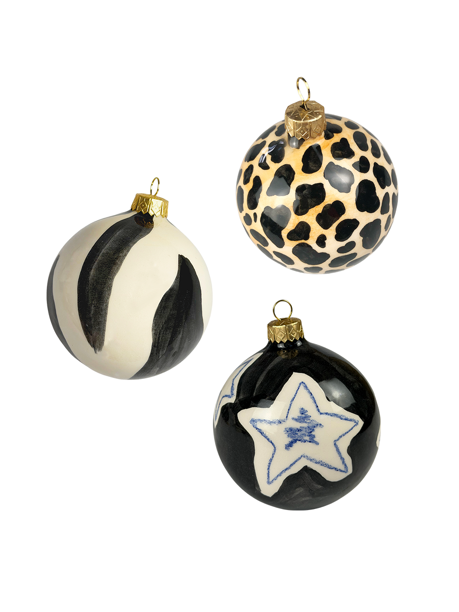 Set da tre palline di Natale