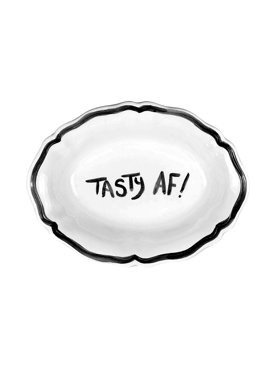 Oval Serving Dish “Tastay Af”