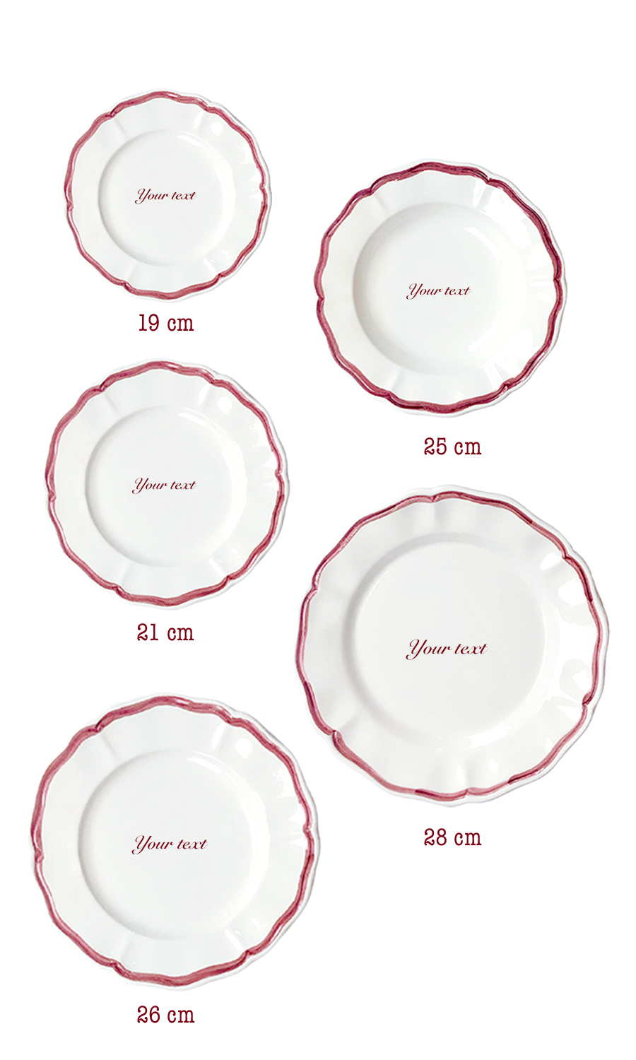 Personalized Fil Rouge Set for 6 - Soup