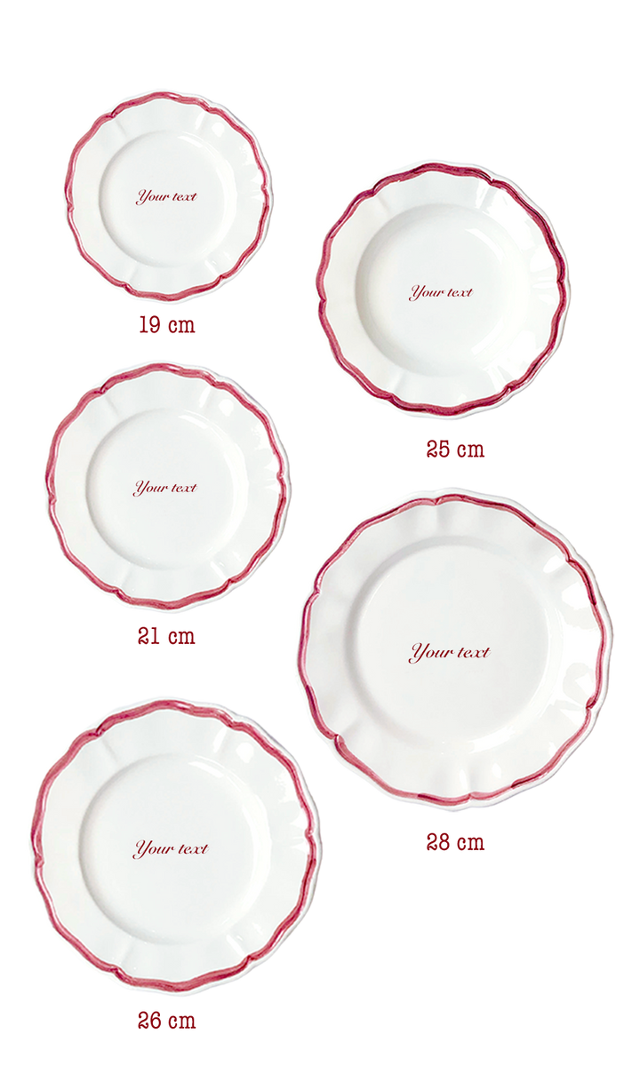 Personalized Fil Rouge Set for 6 - Soup