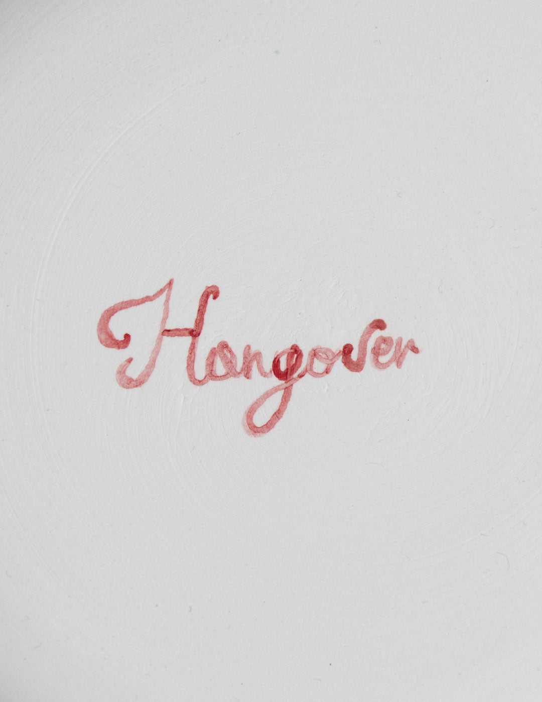 Piatto Fil Rouge "Hangover" 